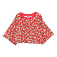 укороченный топ с принтом