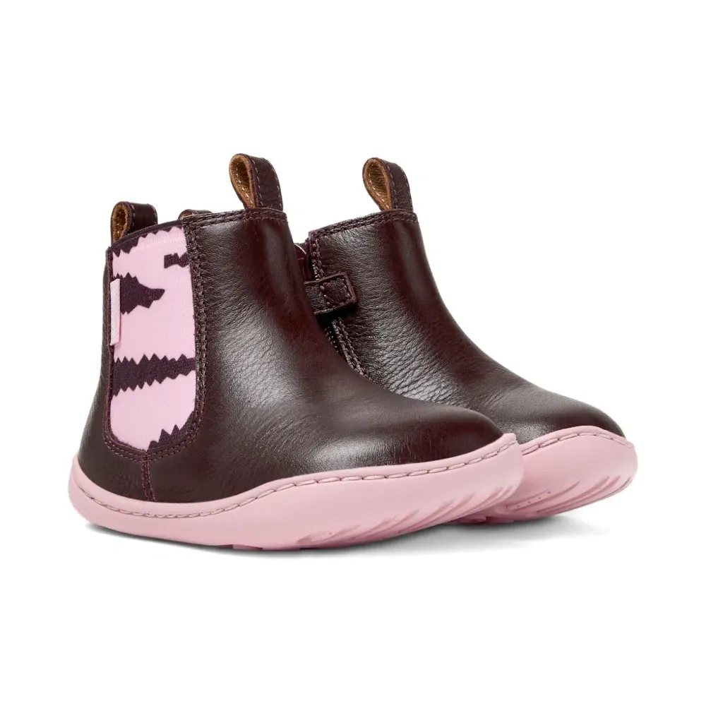 Ботинки Peu с зебровым принтом