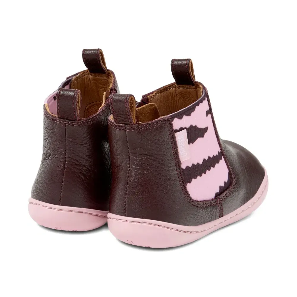 Ботинки Peu с зебровым принтом