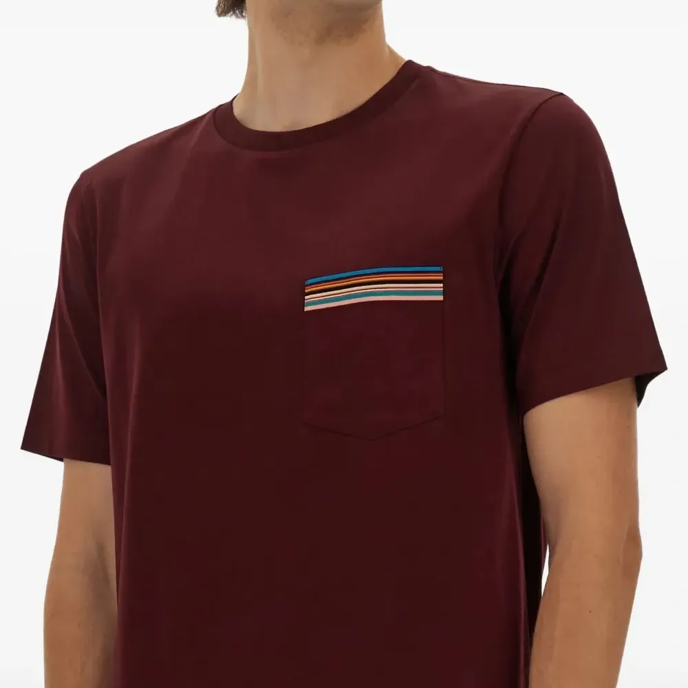 Футболка с отделкой Signature Stripe