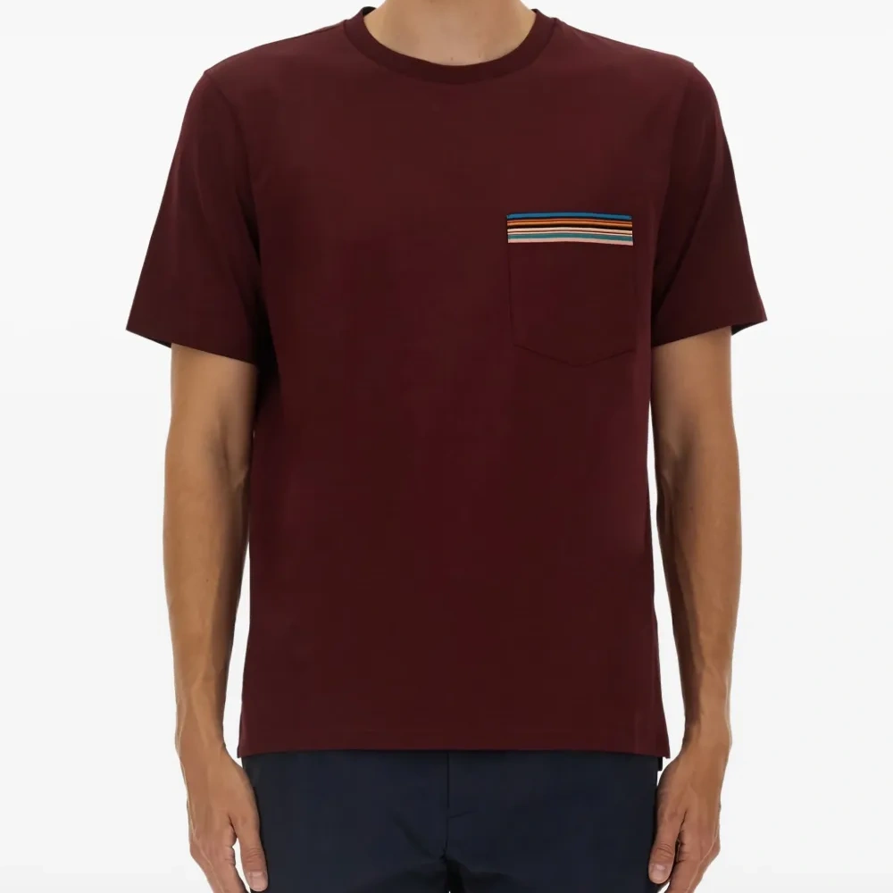 Футболка с отделкой Signature Stripe