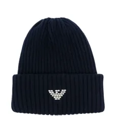 шапка бини в рубчик с вышитым логотипом шапка бини в рубчик с вышитым логотипом