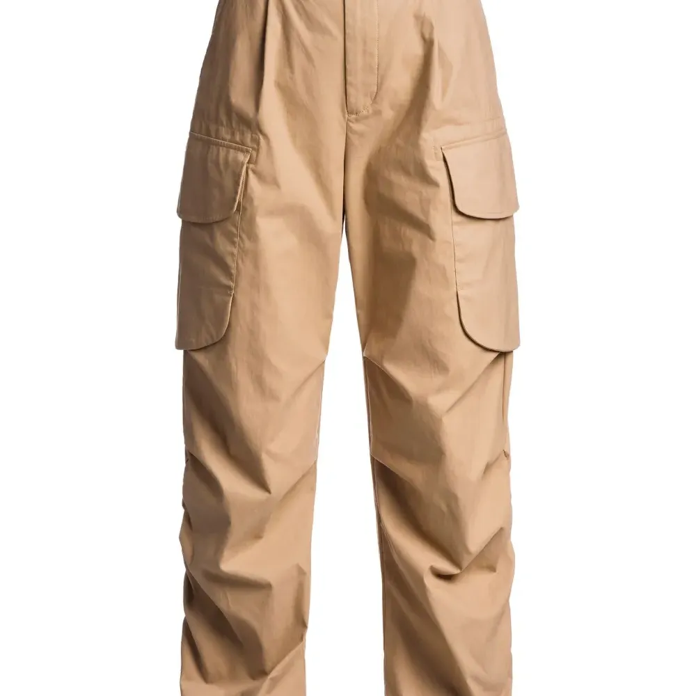 Брюки карго со складками