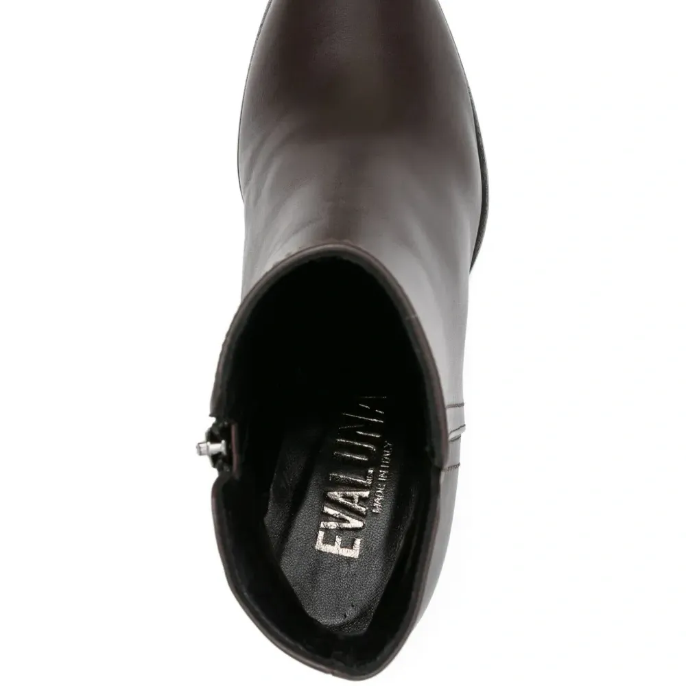 Ботильоны на блочном каблуке