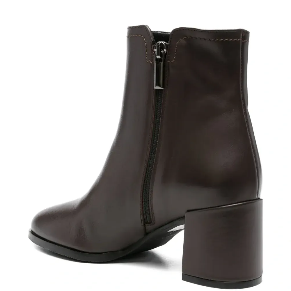 Ботильоны на блочном каблуке