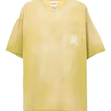 Футболка с декорированным карманом