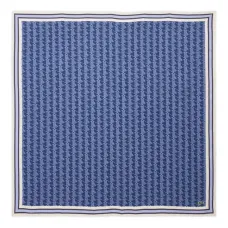 Шарф с геометрическим узором