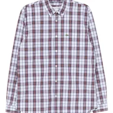 Клетчатая рубашка с логотипом