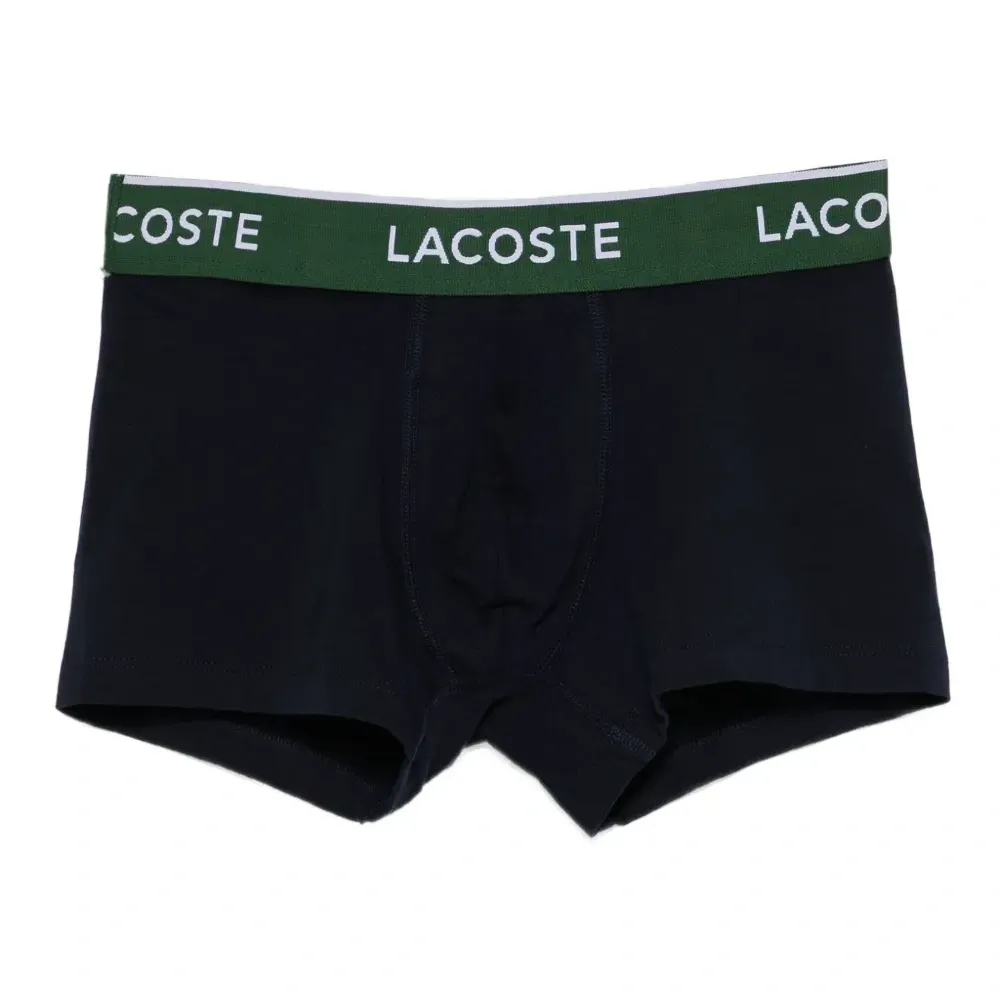 Комплект из трех боксеров с логотипом на поясе Комплект из трех боксеров с логотипом на поясе