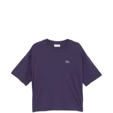 Футболка с круглым вырезом и нашивкой с логотипом