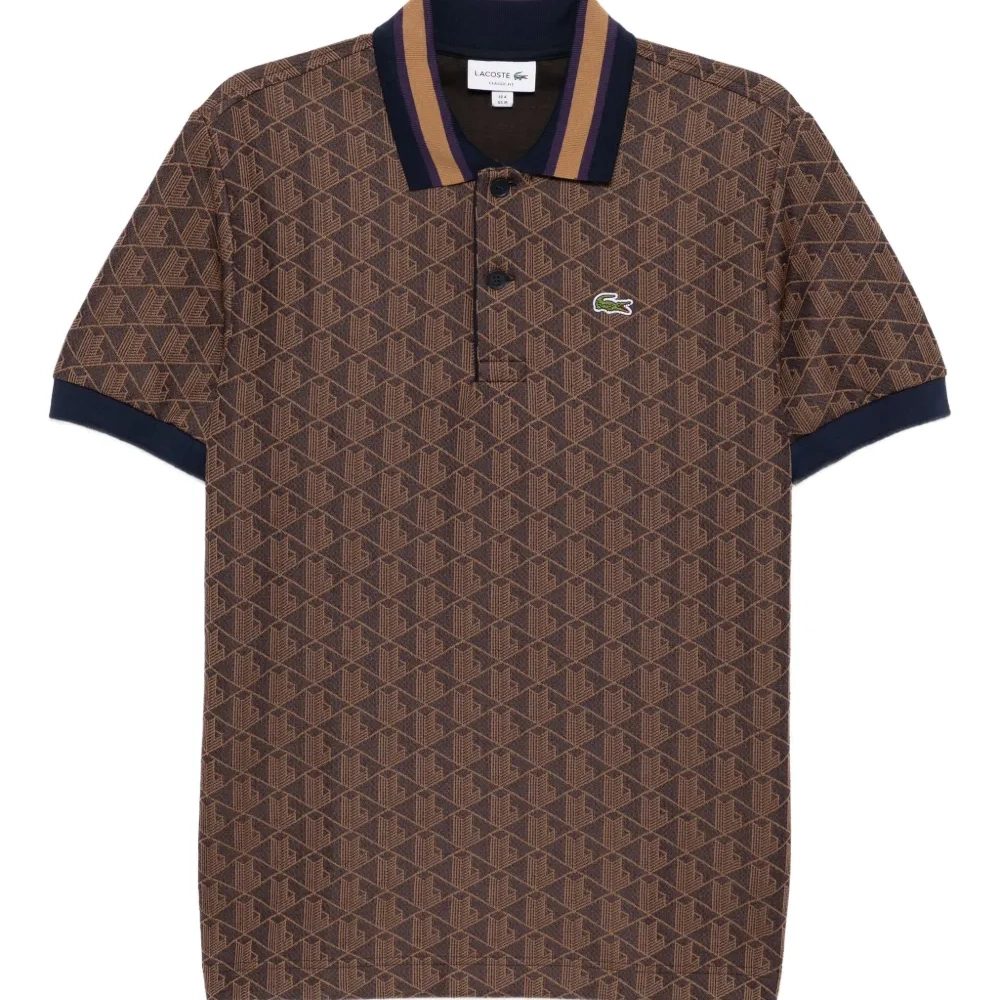 Жаккардовая рубашка поло с монограммой