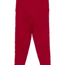 Брюки с вышитым логотипом