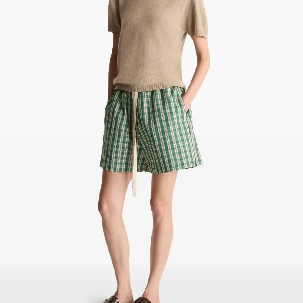 Клетчатые шорты Gordon с кулиской