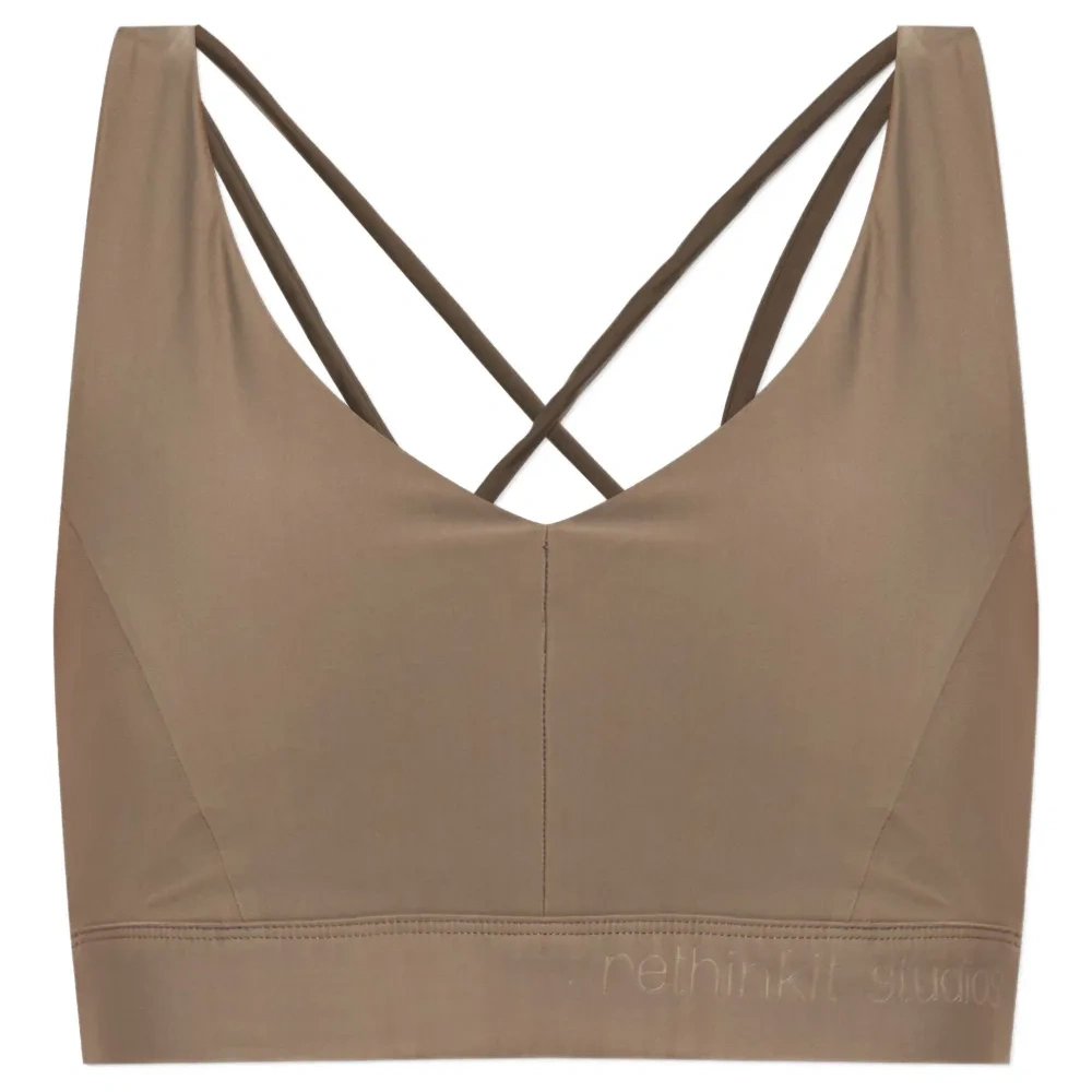 укороченный топ с перекрестными бретелями