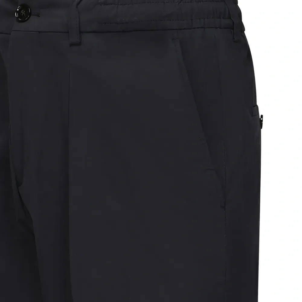 Брюки Dominique с эластичным поясом и складками