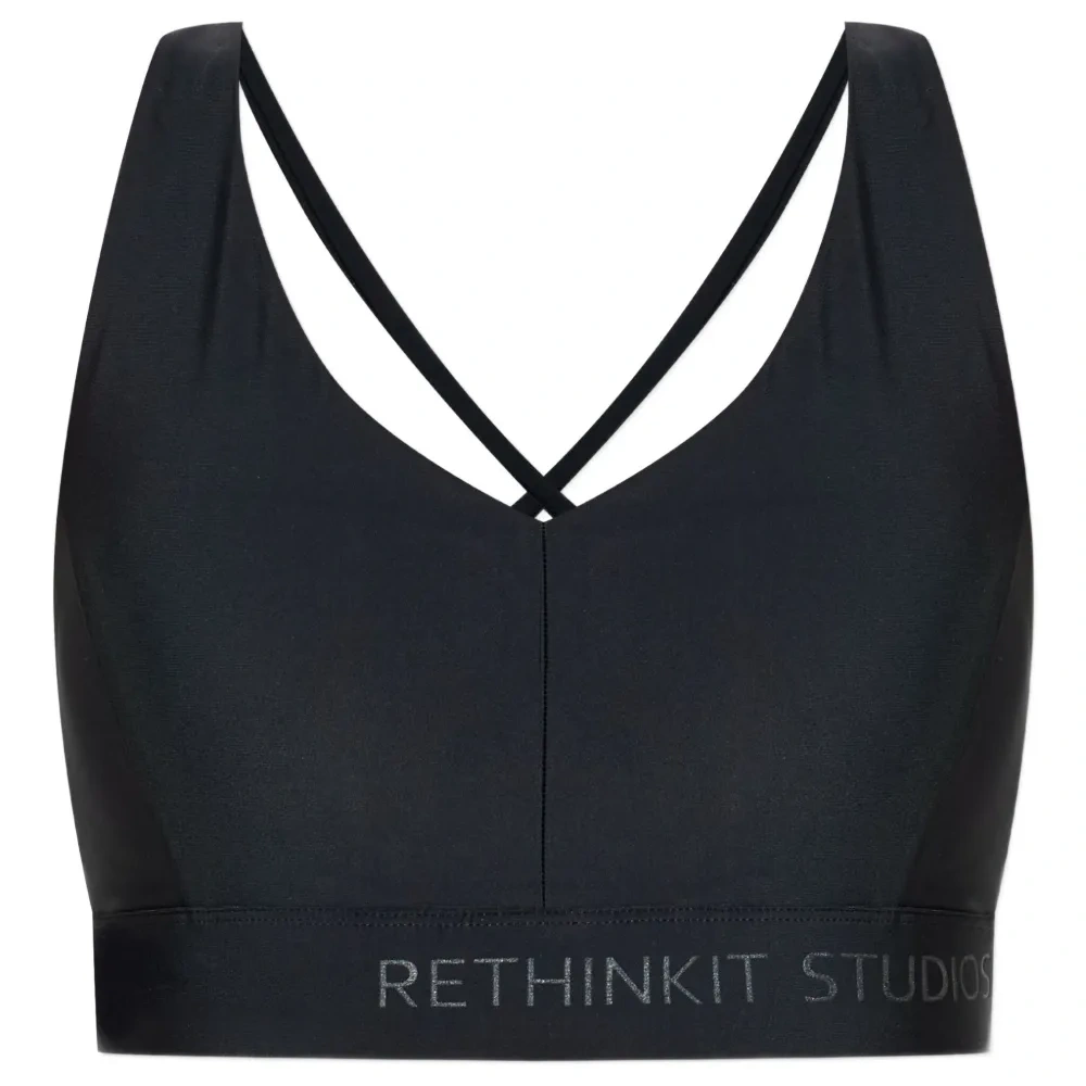 топ с перекрестными деталями на спине