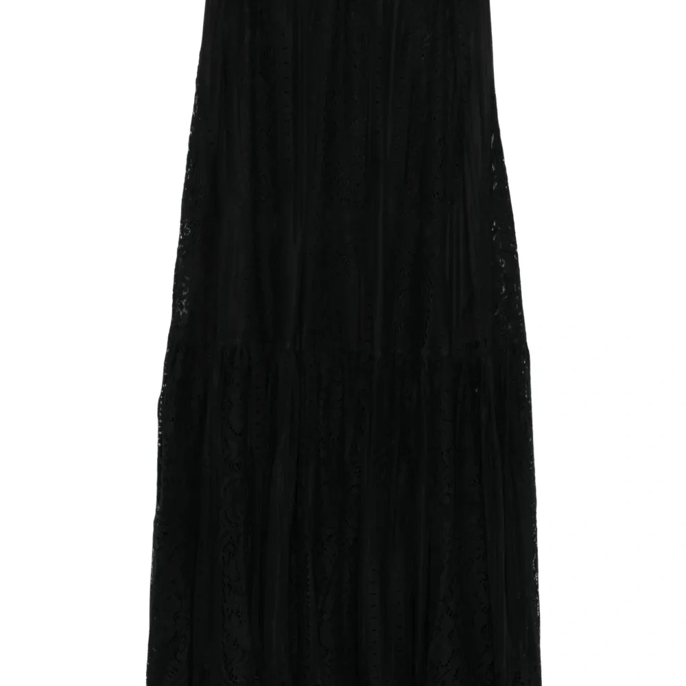 Ярусная юбка макси Patsy с кружевом