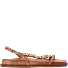 Декорированные сандалии с ремешком на пятке