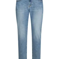 Узкие джинсы с нашивкой-логотипом