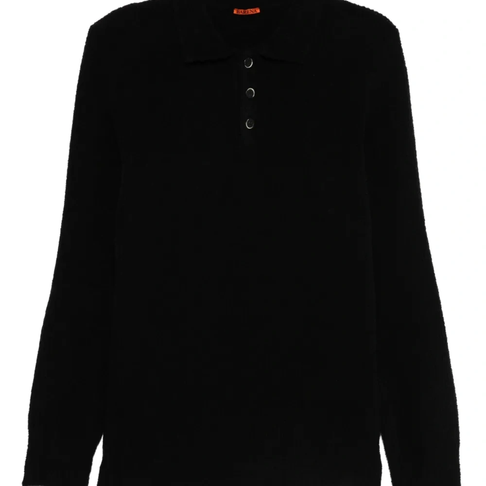 джемпер с воротником поло