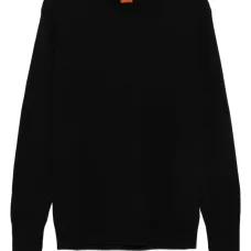 шерстяной свитер в рубчик