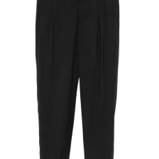 шерстяные брюки со складками