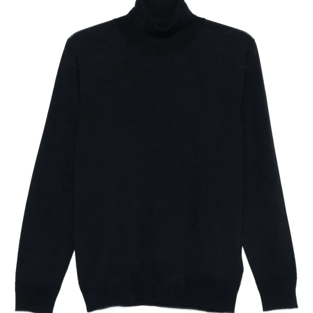 свитер из шерсти мериноса с высоким воротником