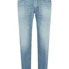 Джинсы из вареного денима Джинсы из вареного денима