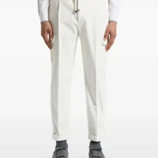 Брюки карго со складками