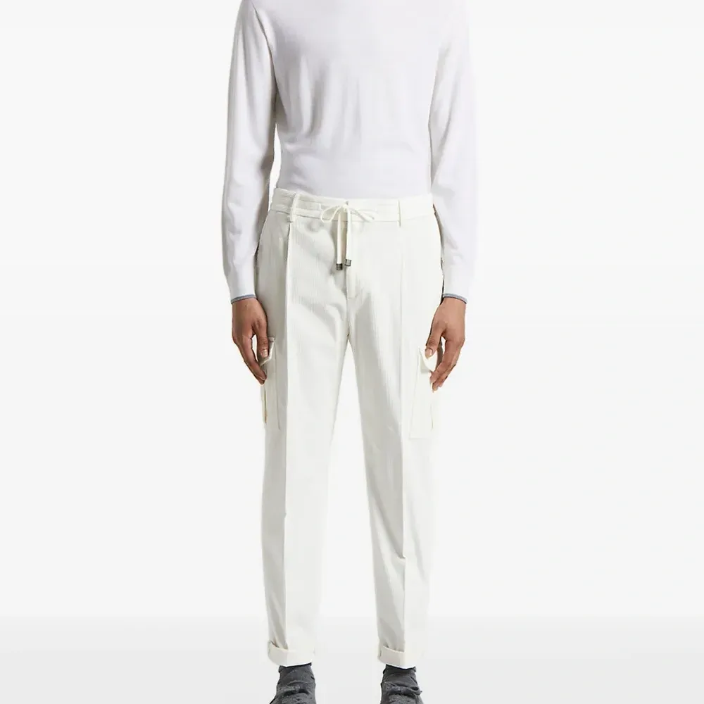 Брюки карго со складками