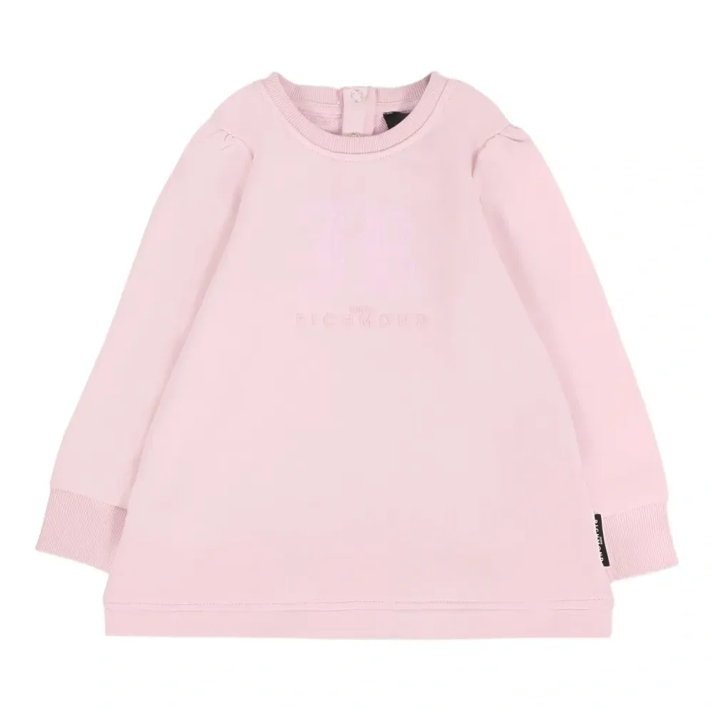 платье с длинными рукавами и логотипом