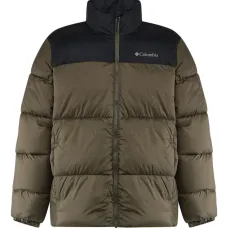 пуховик с логотипом