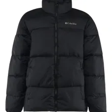 пуховик с логотипом