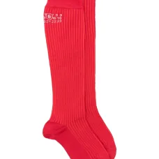 Носки в рубчик с логотипом