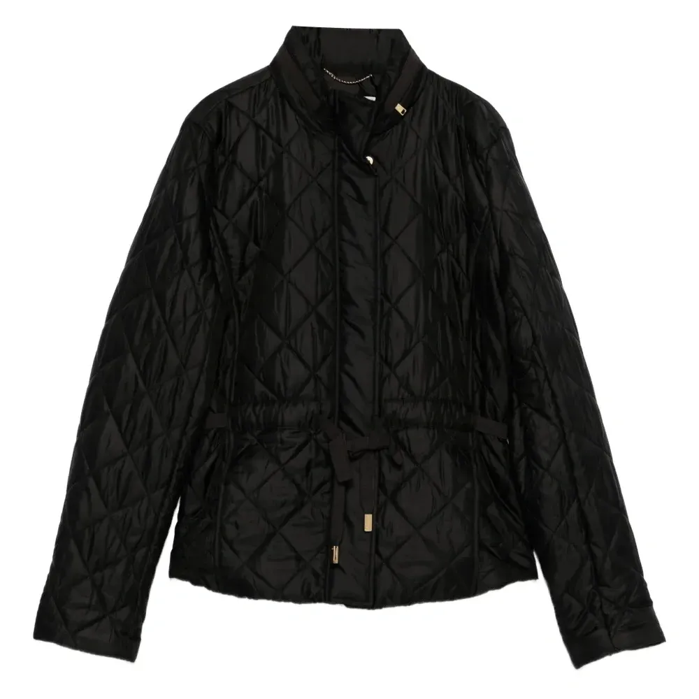 стеганая куртка с узором