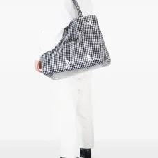 сумка на плечо Carry в технике гингем