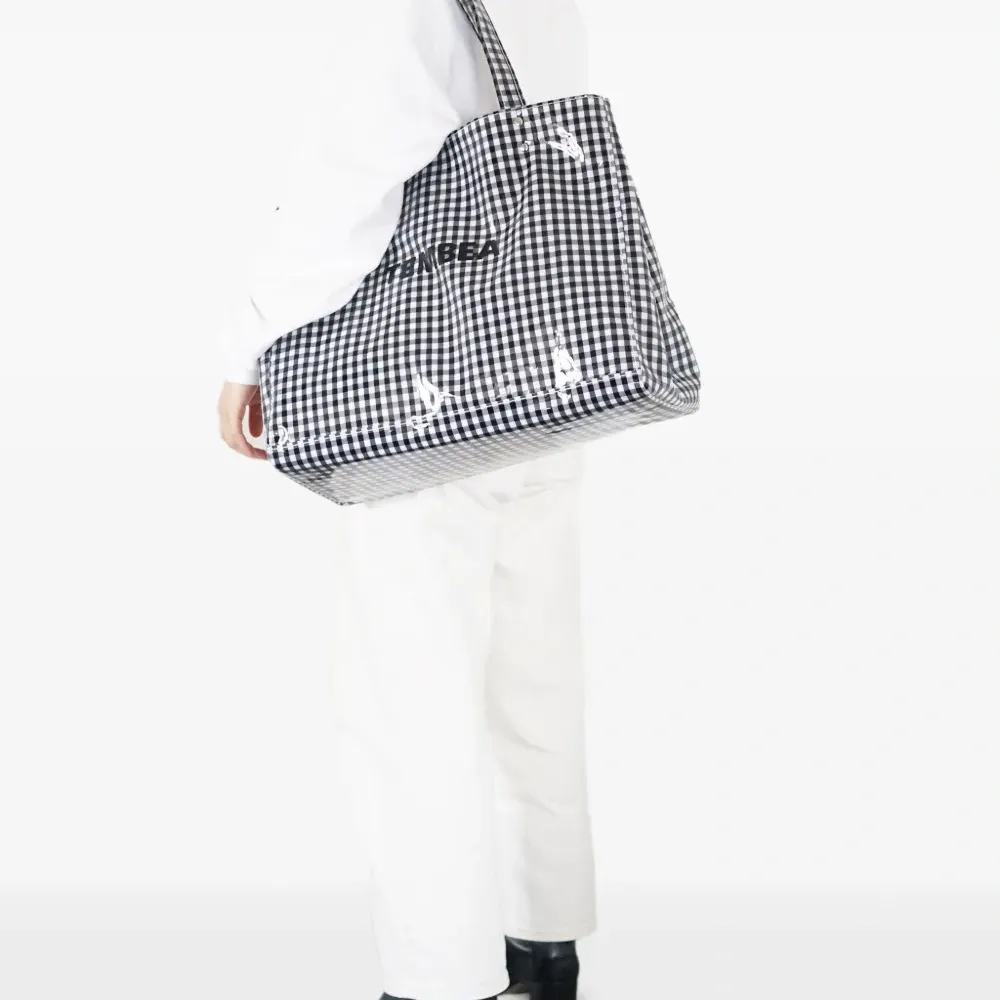 сумка на плечо Carry в технике гингем