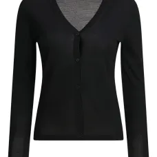 кардиган с V-образным вырезом