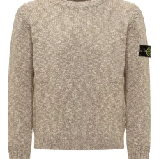 свитер с круглым вырезом