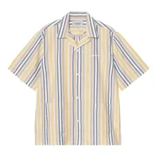 Полосатая рубашка с короткими рукавами