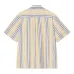 Полосатая рубашка с короткими рукавами