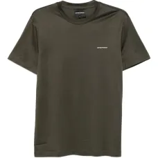 футболка с вышитым логотипом