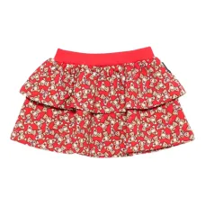 юбка с оборками и принтом Teddy Bear