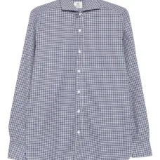 рубашка в клетку гингем