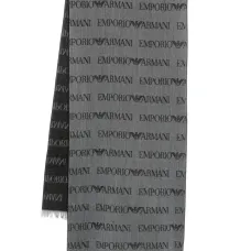 шарф с жаккардовым логотипом