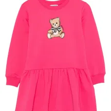 расклешенное платье с принтом Teddy Bear