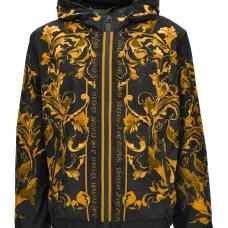 Куртка с капюшоном и принтом