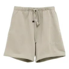 Шорты с эластичным поясом и вышитым логотипом