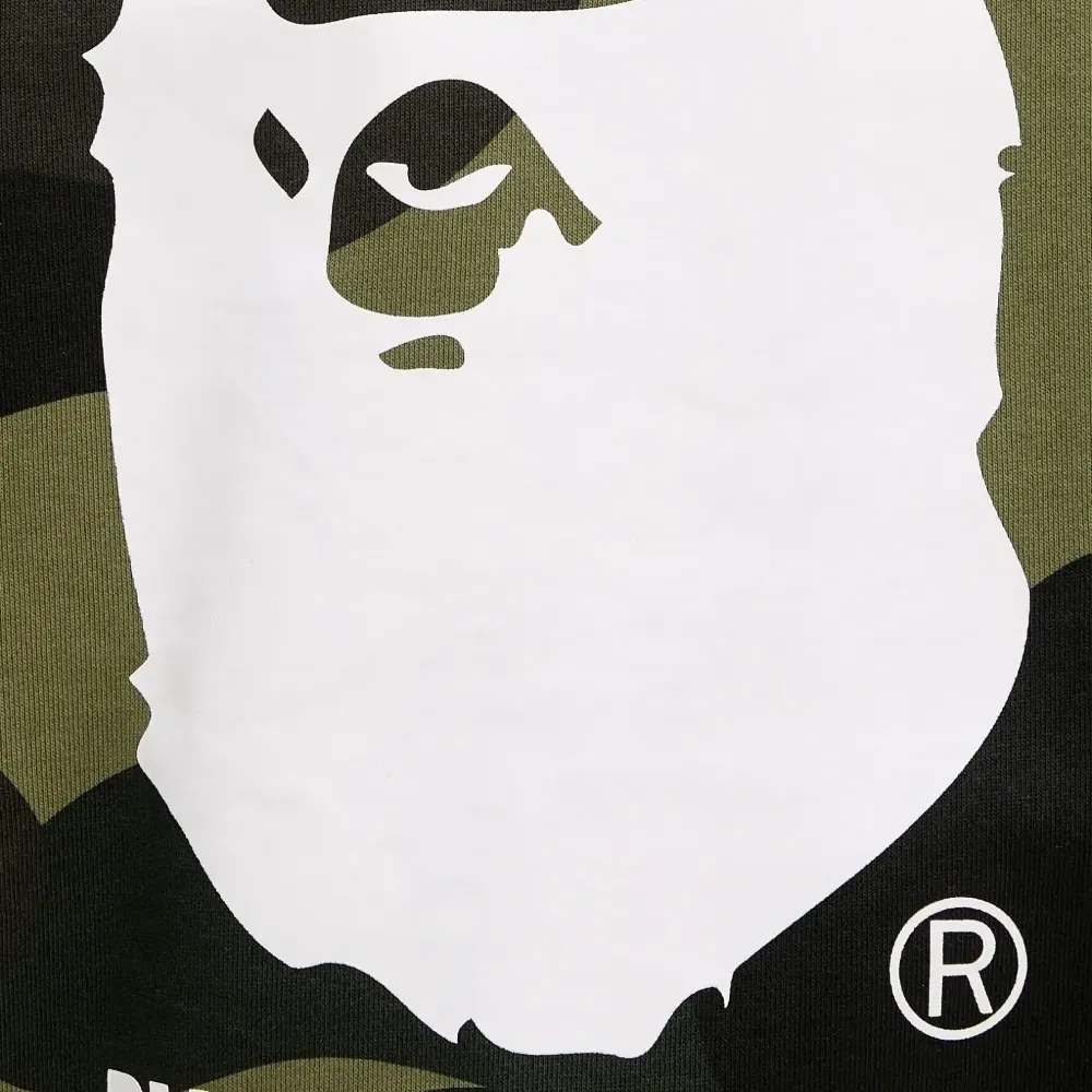 толстовка с камуфляжным принтом