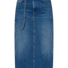 джинсовая юбка с поясом джинсовая юбка с поясом